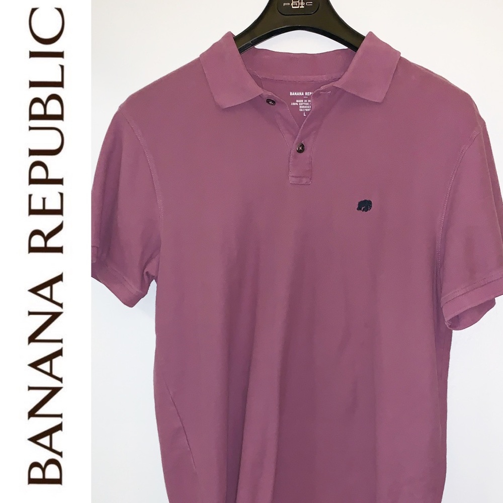 Banana Republic Polo - Purple - Large
